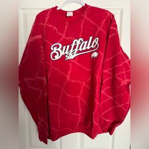 Port and Company Red Buffalo Sweatshirt